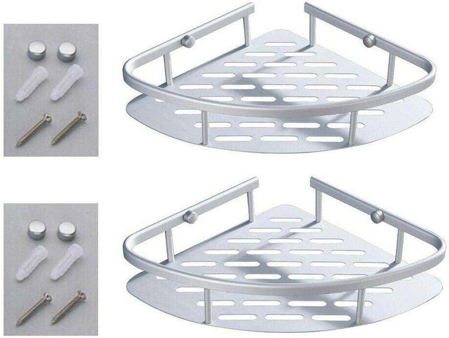 FINANCIALLY LIT Shower Corner Caddy Organizer Wall Shelf