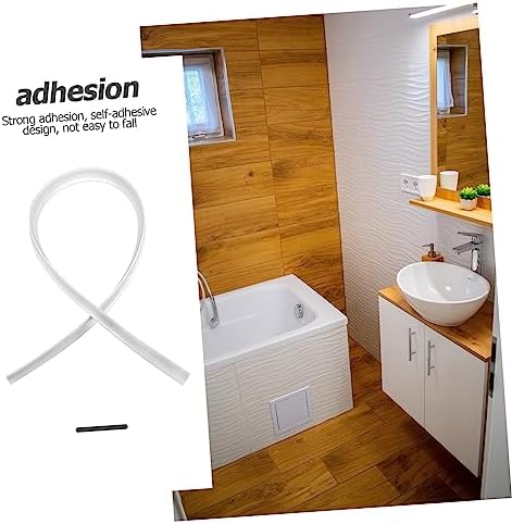 Operitacx 1M Shower Water Dam Barrier Stopper for Bath Floor