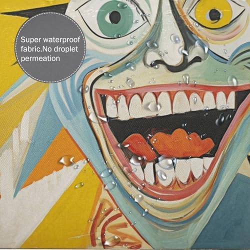 DAOWANGZUO Laughing Girl Shower Curtain Set 1