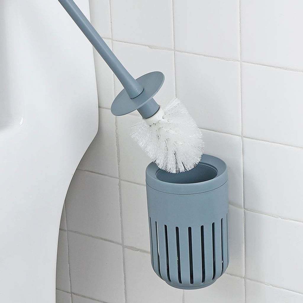 UNNS Wall-Mounted Toilet Brush with Holder and Shelf