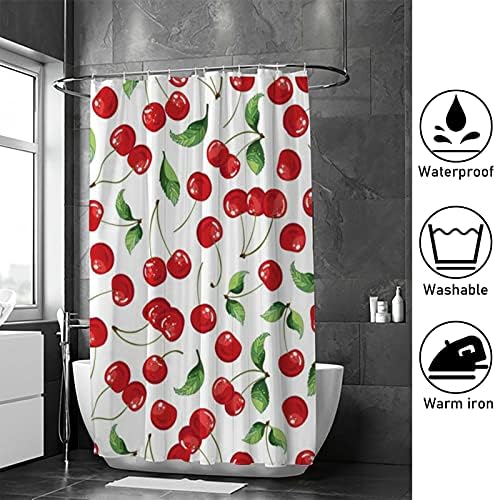 CHIGUA Waterproof Shower Curtain Set with Durable Hooks