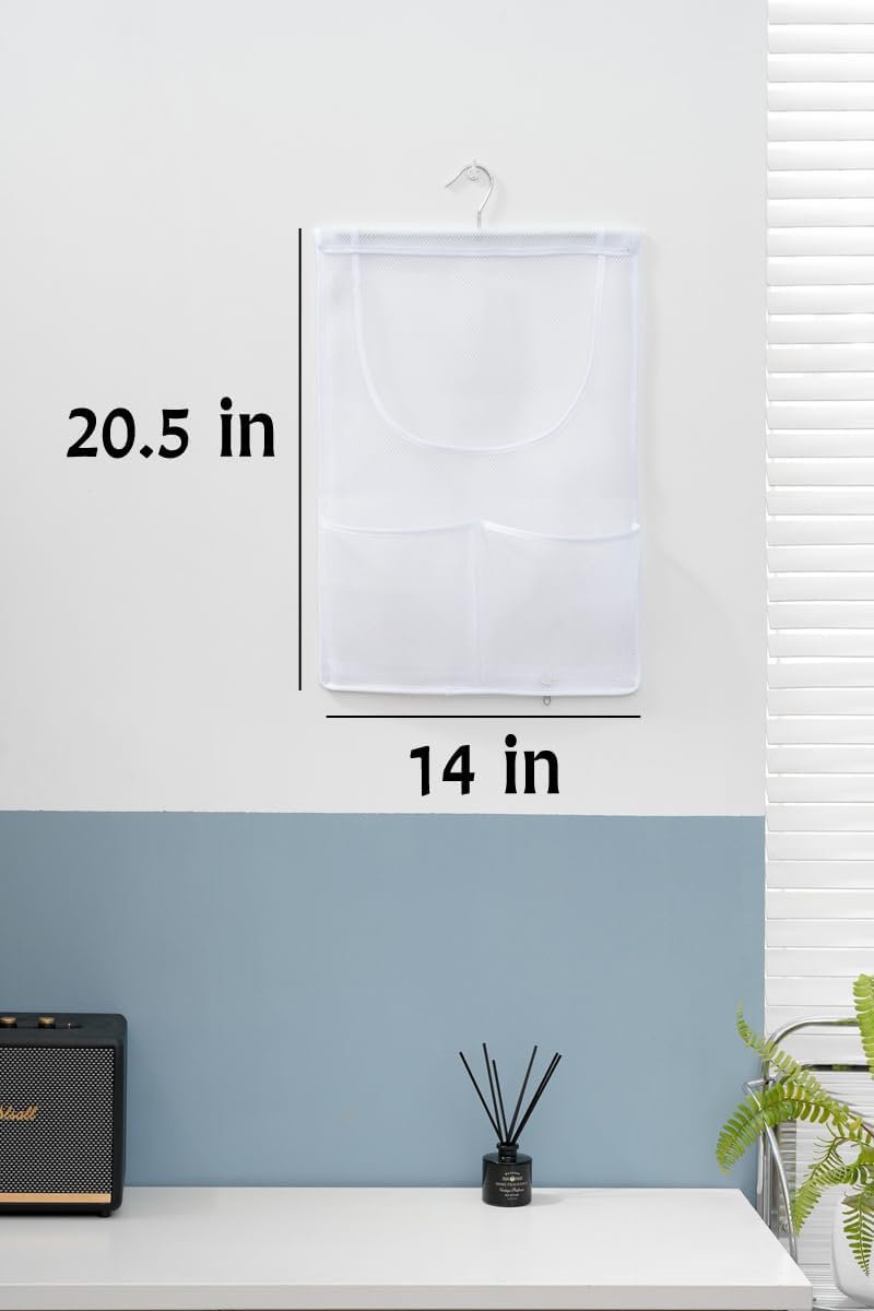Jelier Hanging Mesh Storage Caddy for Kids