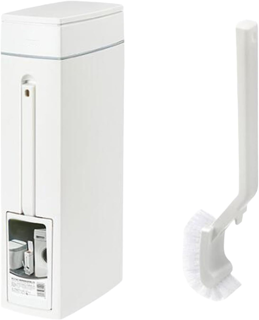 DimyFew Bathroom Bin with Toilet Brush Holder Set