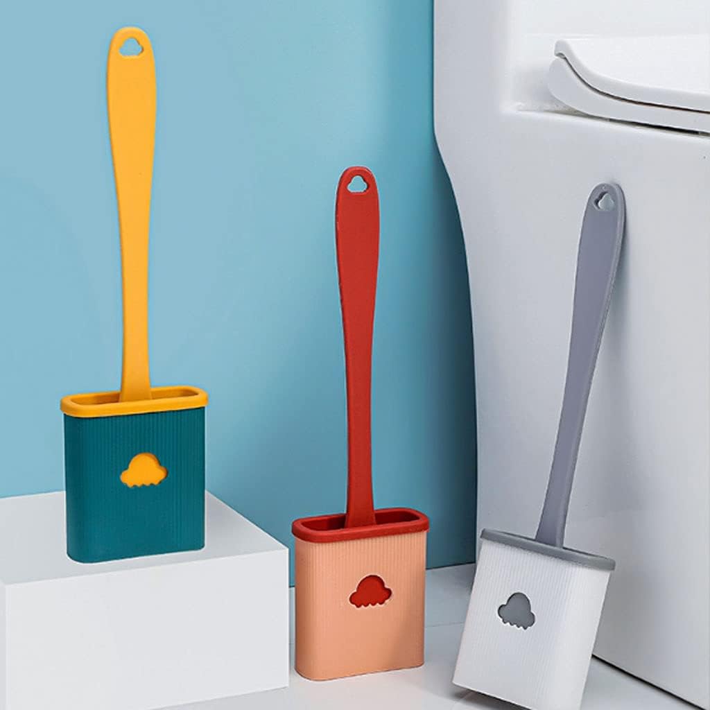 INKTUS Toilet Brush Holder with Non-Slip Handle