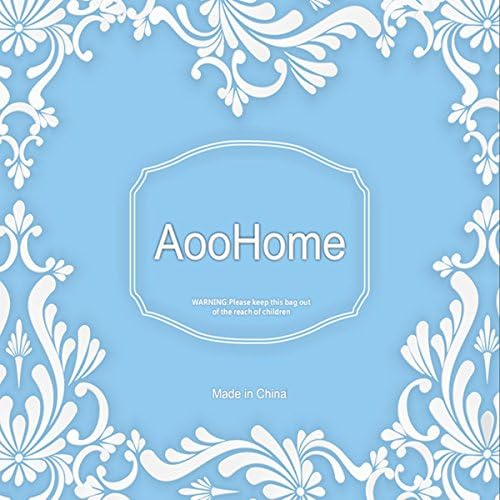 AooHome 72x72 Inch Clear EVA Shower Curtain with Bottom Magnets