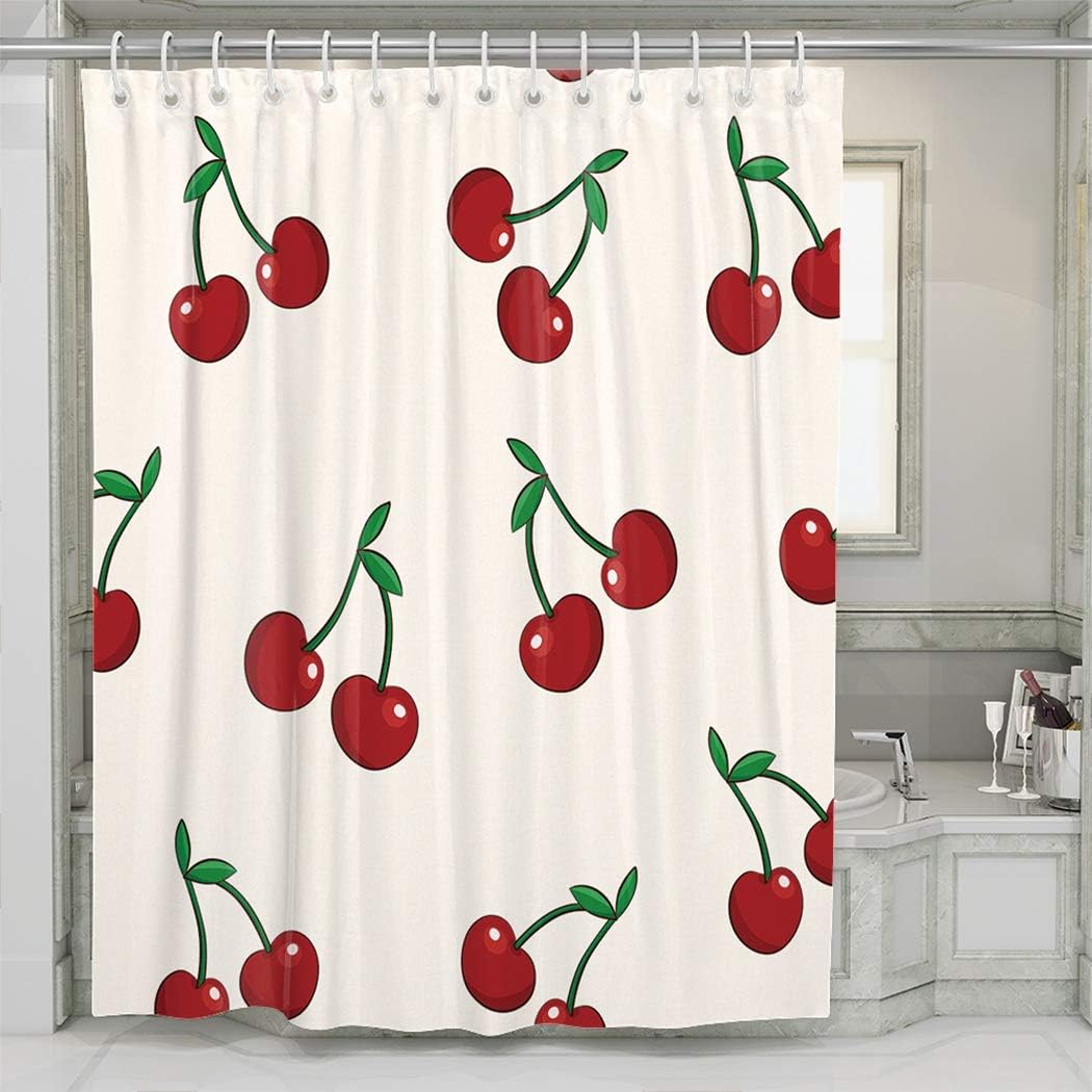 YUEMT Shower Curtain with 12 Hooks 72x72 Inch