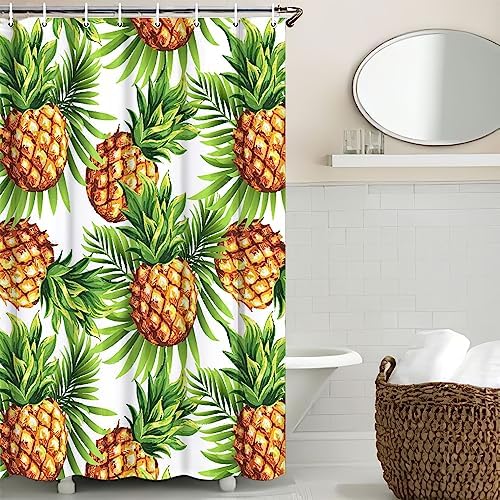 Banonaty Pineapple Shower Curtain 60x72 in