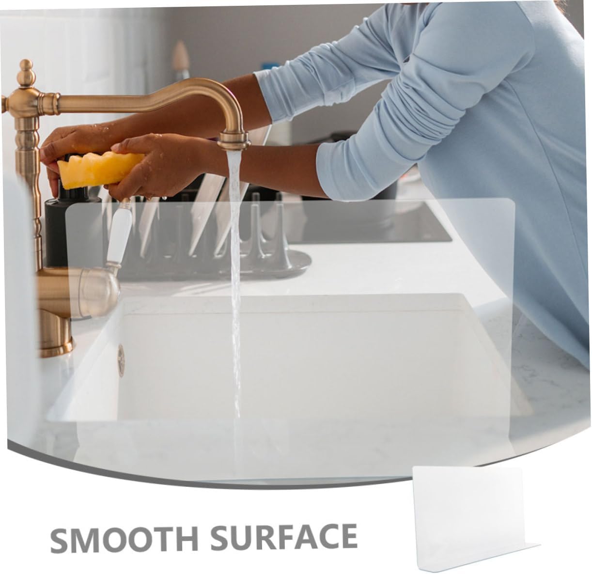 Zerodeko 2pcs PVC Bathtub Splash Guard