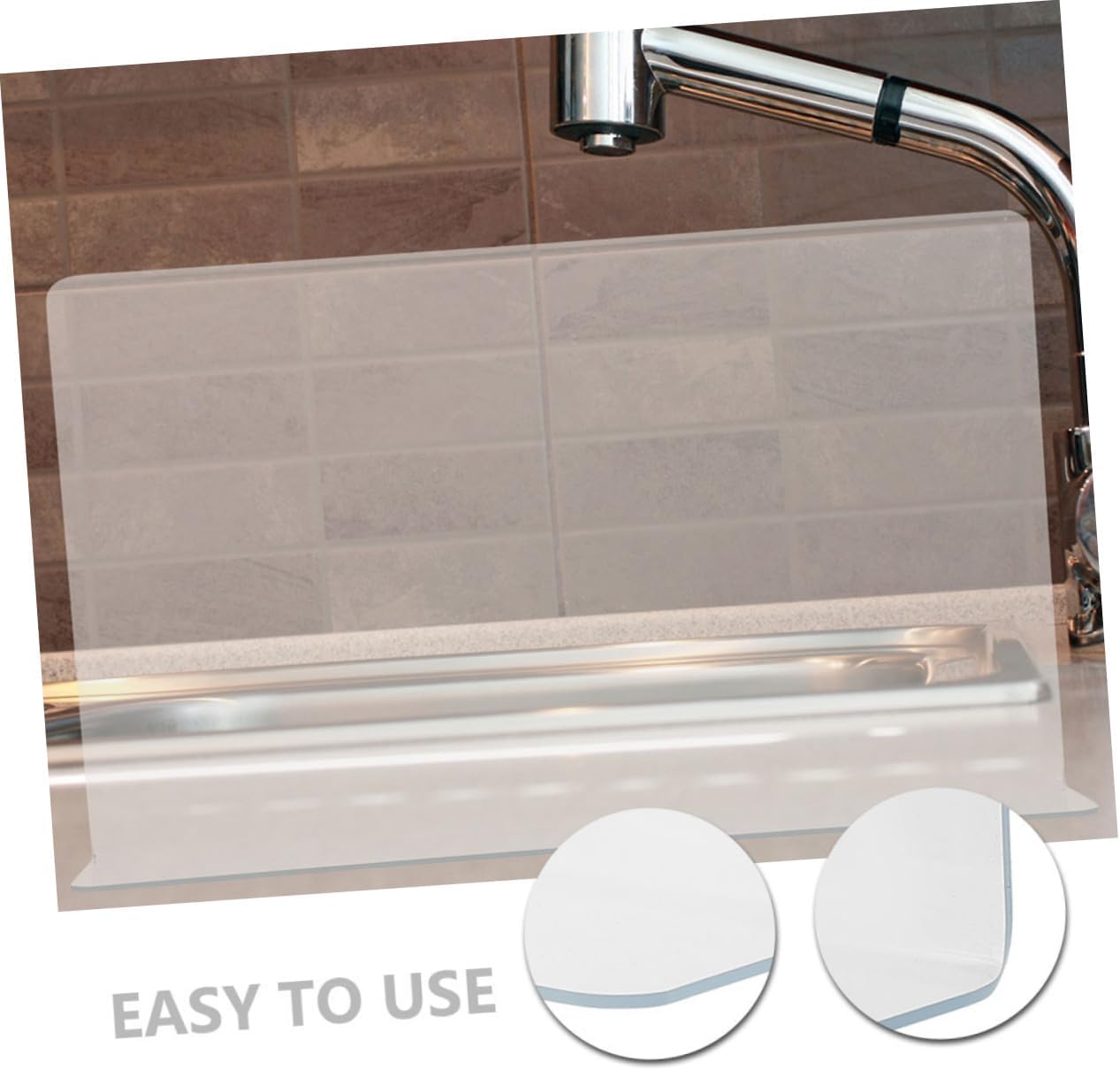 Cabilock 2pcs Bathtub Corner Splash Guard