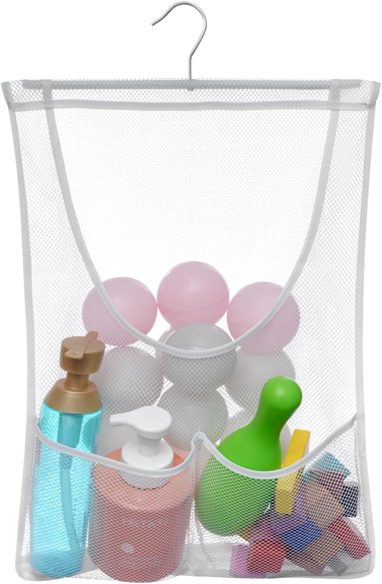 Jelier Hanging Mesh Storage Caddy for Kids