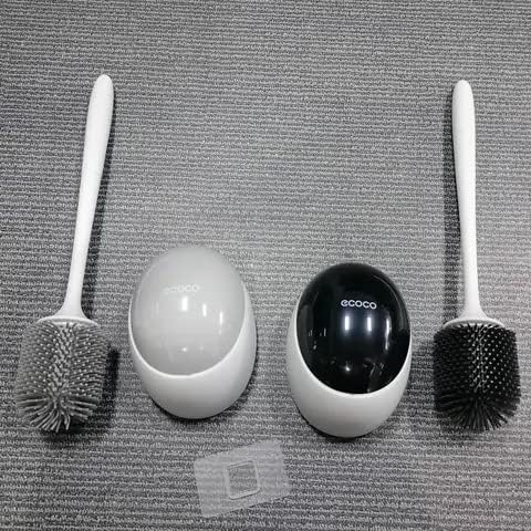 Automatic Toilet Cleaning Brush with Holder and Drainage