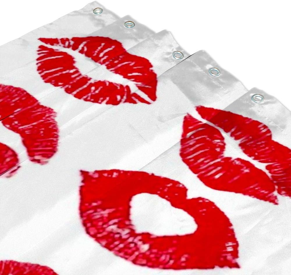 Guitong Shower Curtain with Hooks and Design