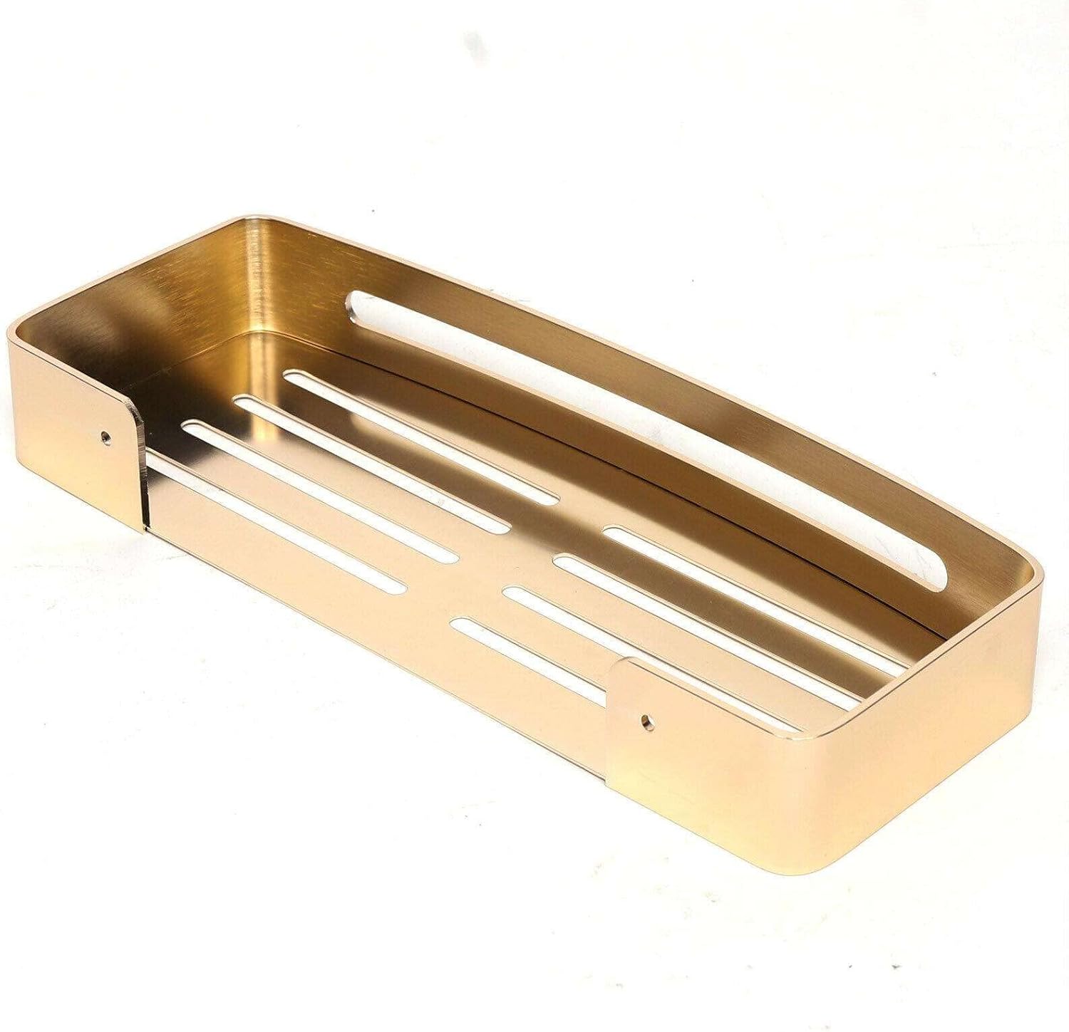 FINANCIALLY LIT LKOP Space Aluminum Gold Shower Caddy