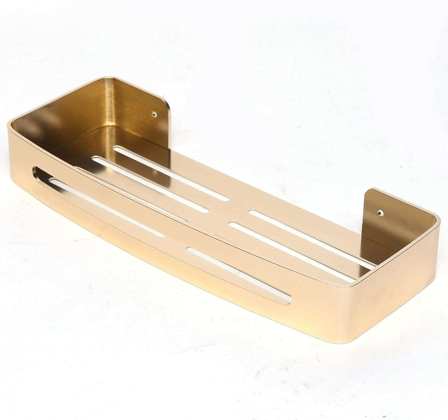 FINANCIALLY LIT LKOP Space Aluminum Gold Shower Caddy