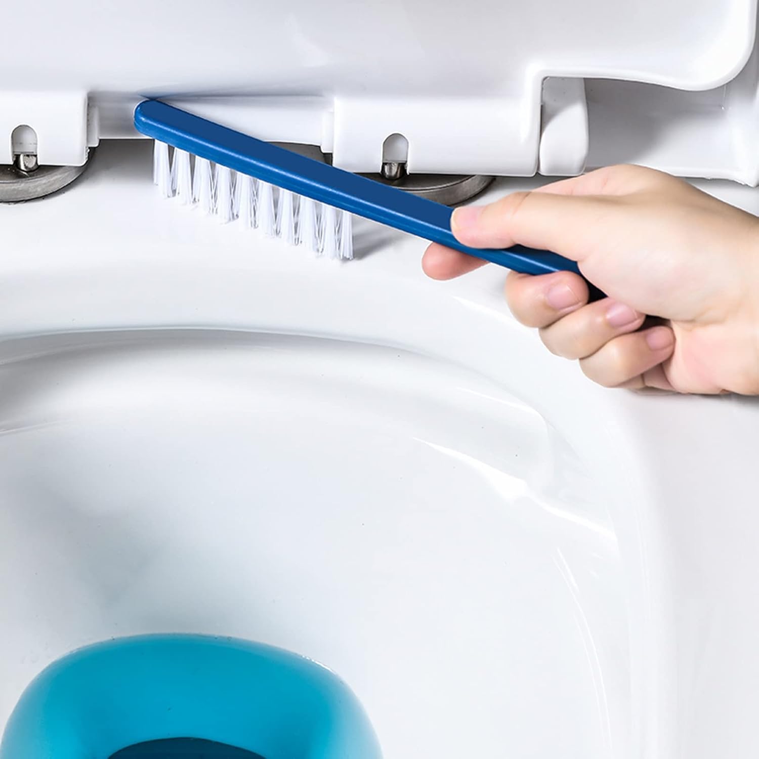 Stylish Toilet Brush with Holder White