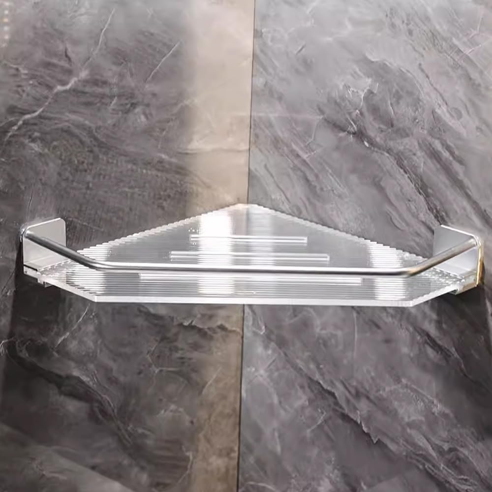 Shower Shelf Racks Bathroom Organizer Caddy with Hooks