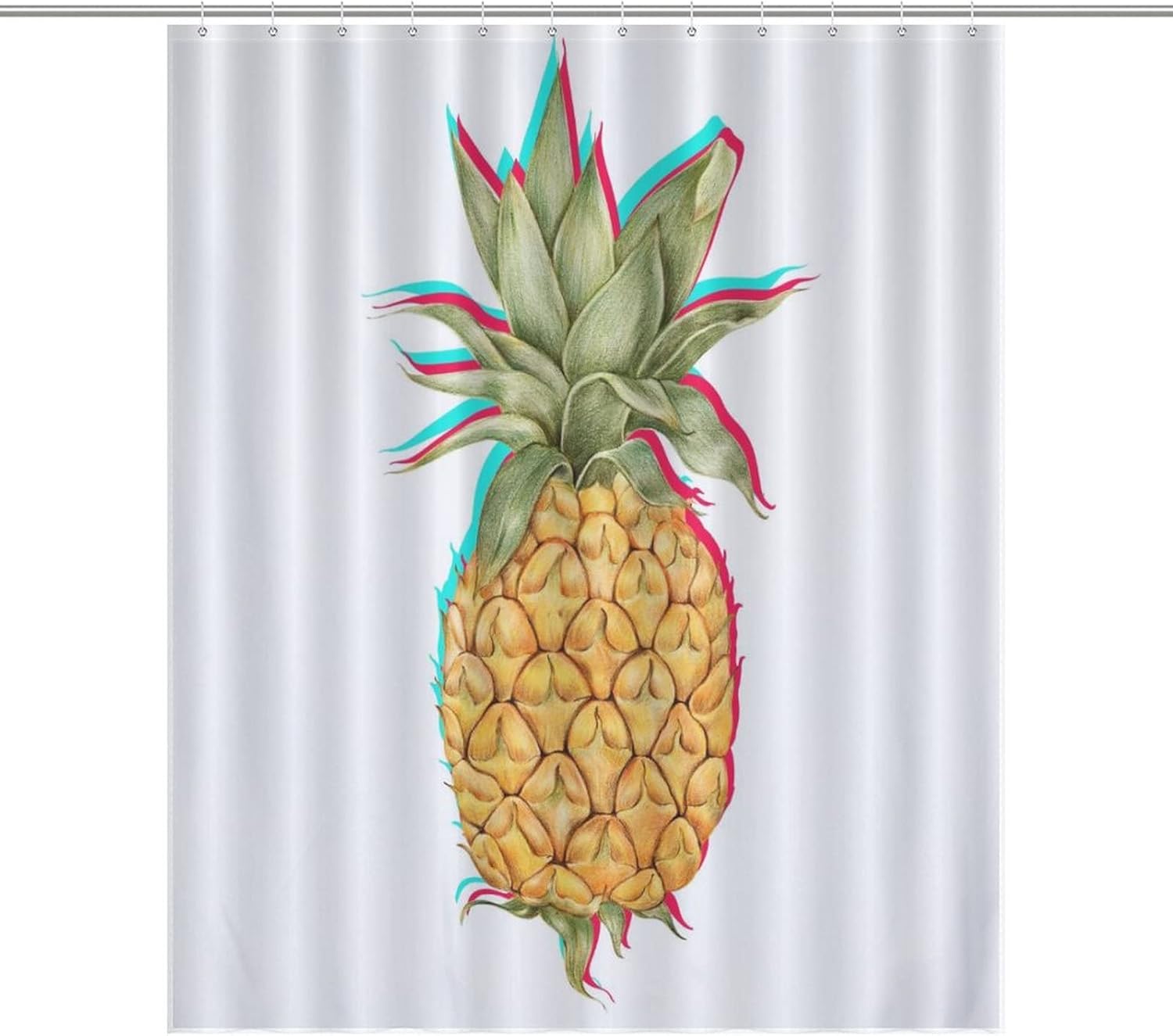 Sweet Natural Food Shower Curtain Lemon Summer Design 60x72 Inch