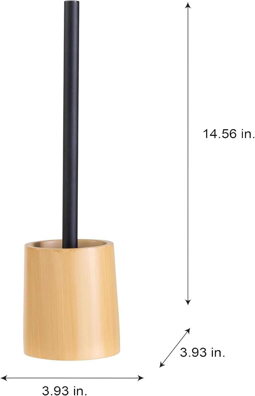 Bath Bliss Natural Wood Like Toilet Brush