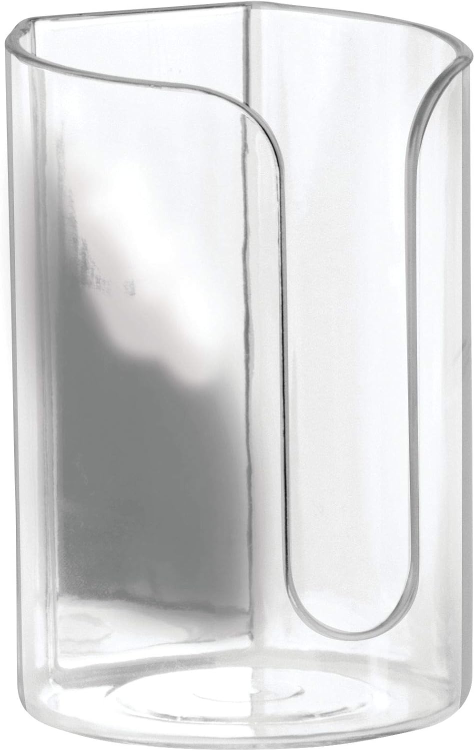 InterDesign iDesign AFFIXX Plastic Adhesive Cup Dispenser for Bathroom
