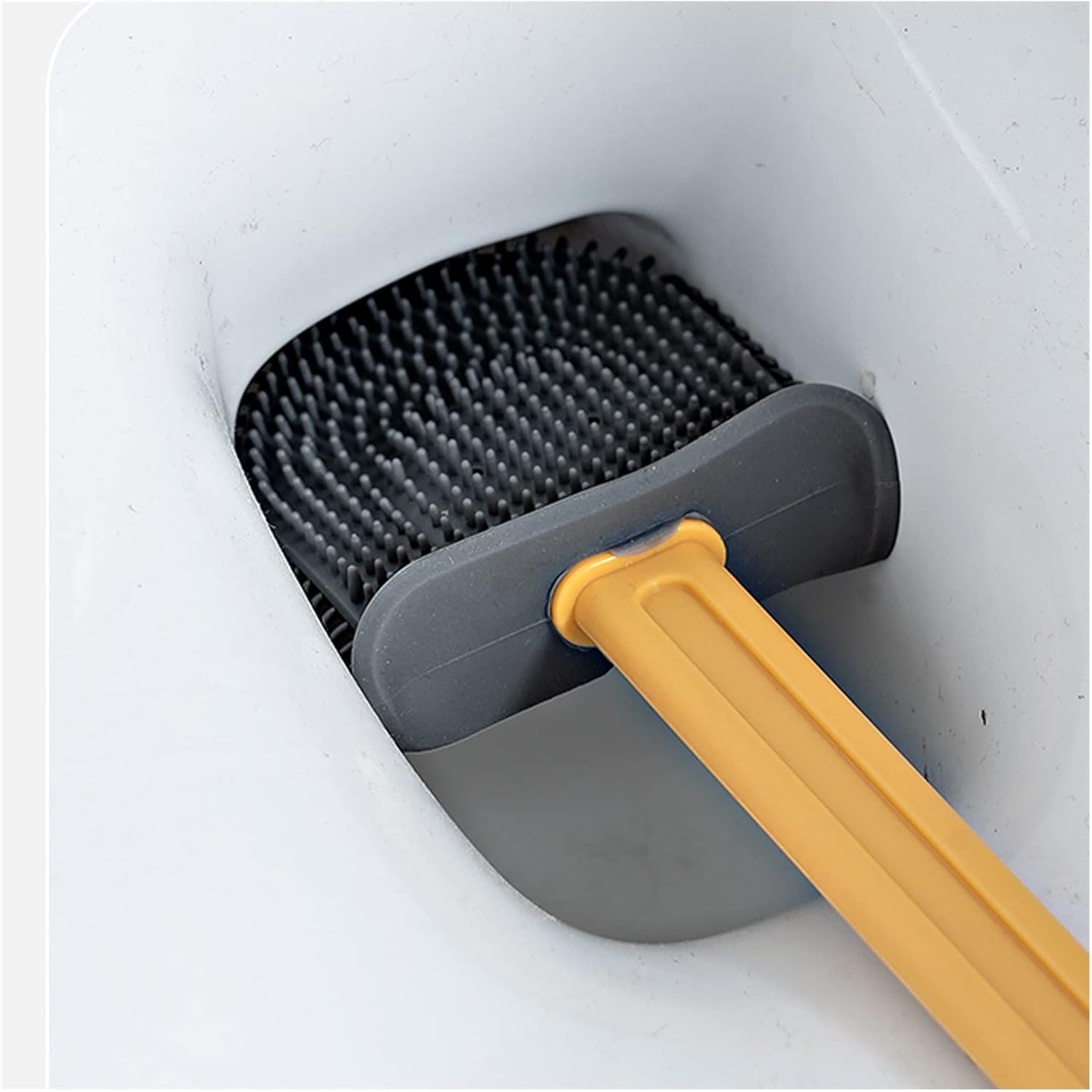 UNNS Toilet Brush and Holder Set Wall-Mounted White
