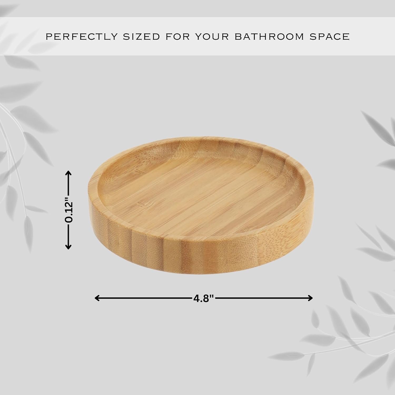 5-Piece Bamboo Bathroom Accessory Set