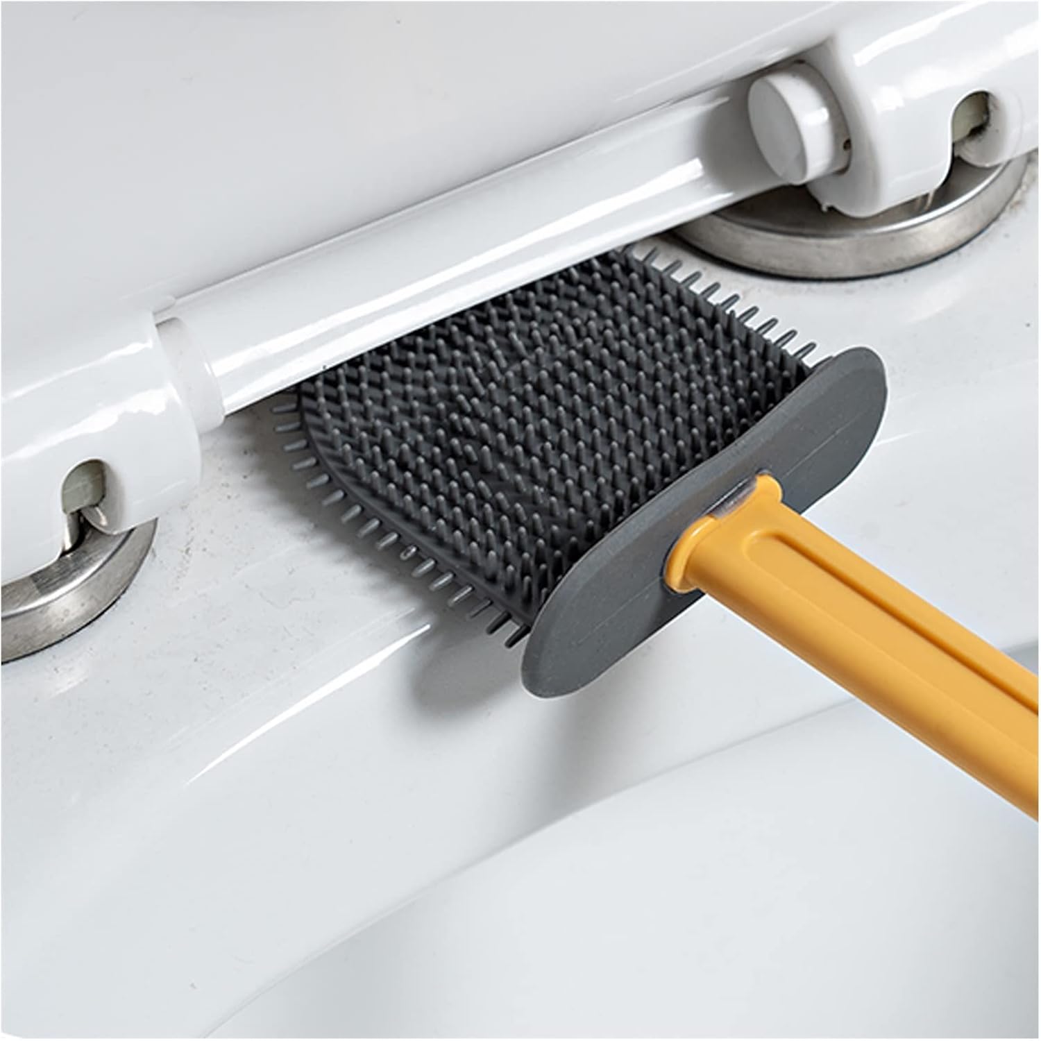 UNNS Toilet Brush and Holder Set Wall-Mounted White