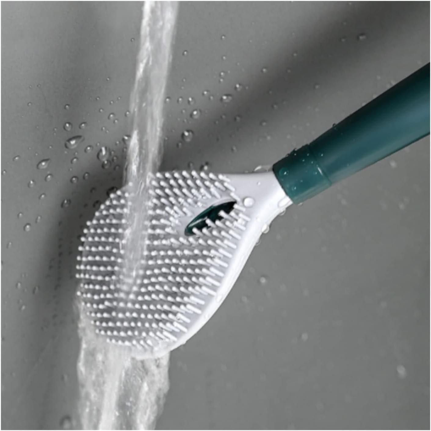 UNNS Wall-Mounted Toilet Brush with Holder White