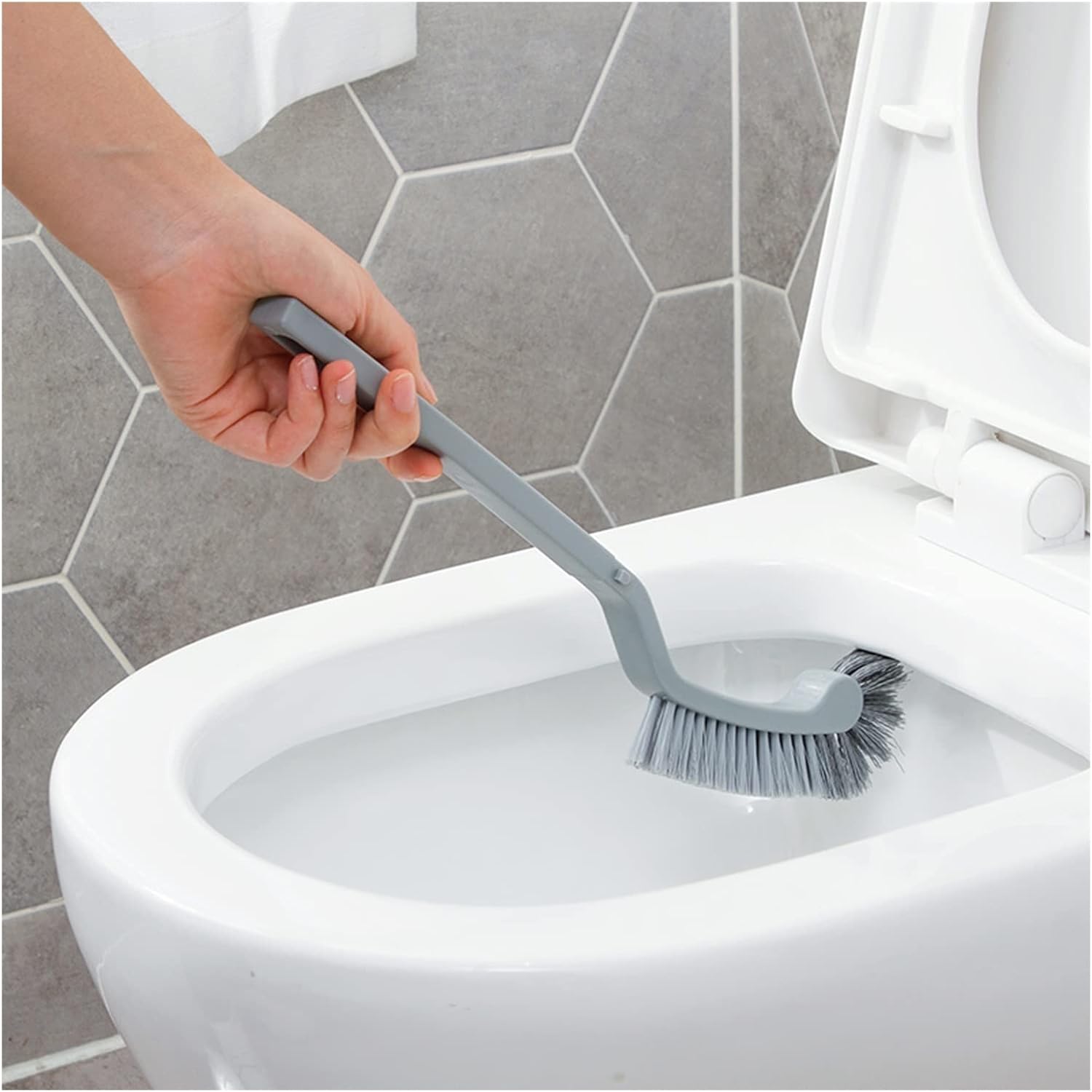 Luckxuan Toilet Brush with Base Set
