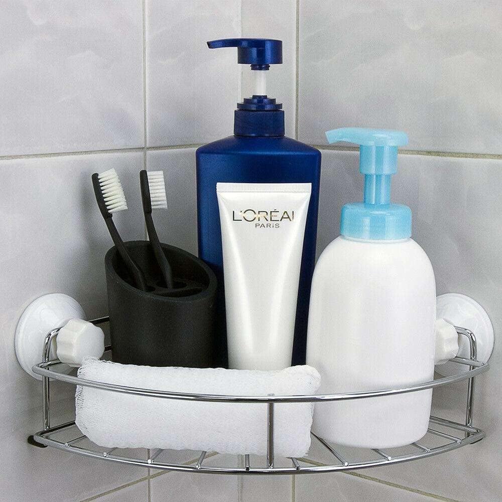 FINANCIALLY LIT LKOP Stainless Steel Corner Shower Caddy