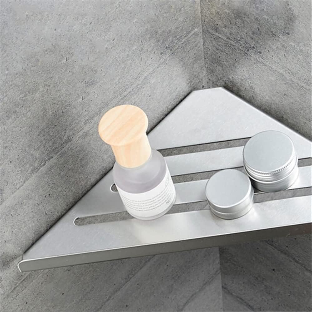 ANNBKA Corner Shower Caddy with H-Brushed Finish