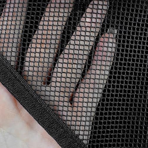 Pebipoo Mesh Shower Caddy Bag with 7 Pockets - Black