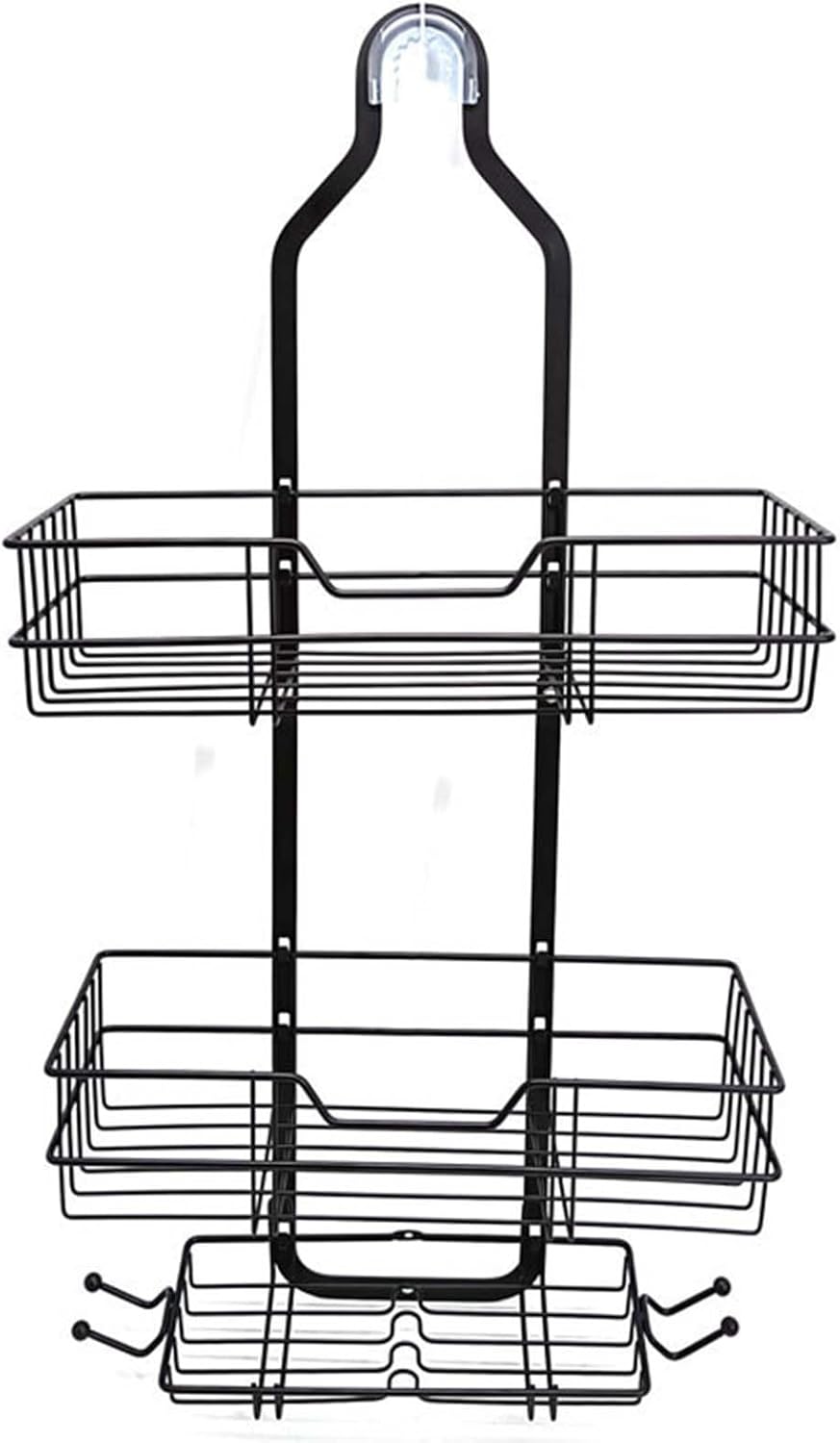 Zheararm Shower Caddy Over Shower Head with Hooks and Capacity