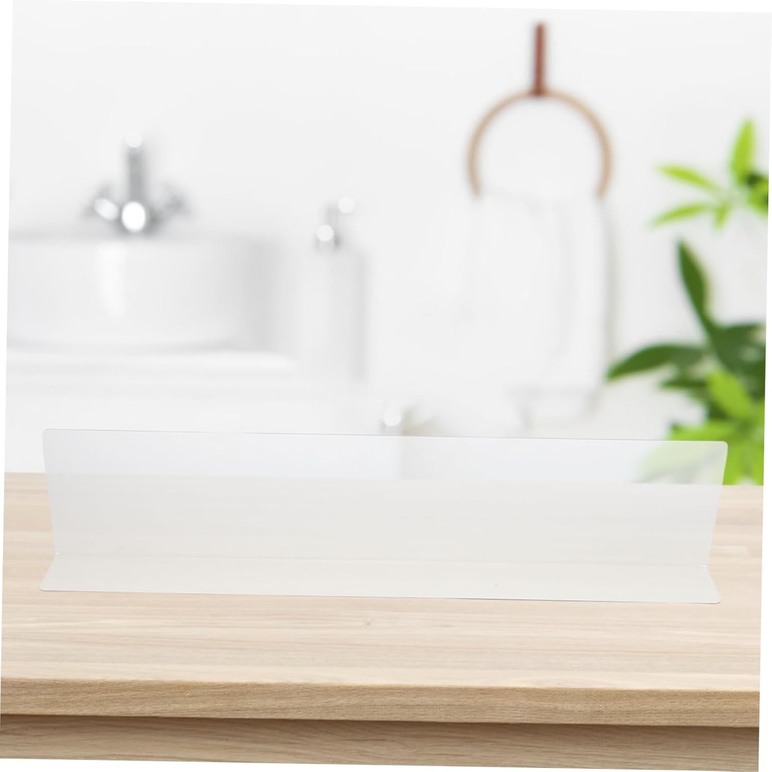 TEHAUX Bathtub Anti-Splash Water Barrier for Shower and Vanity