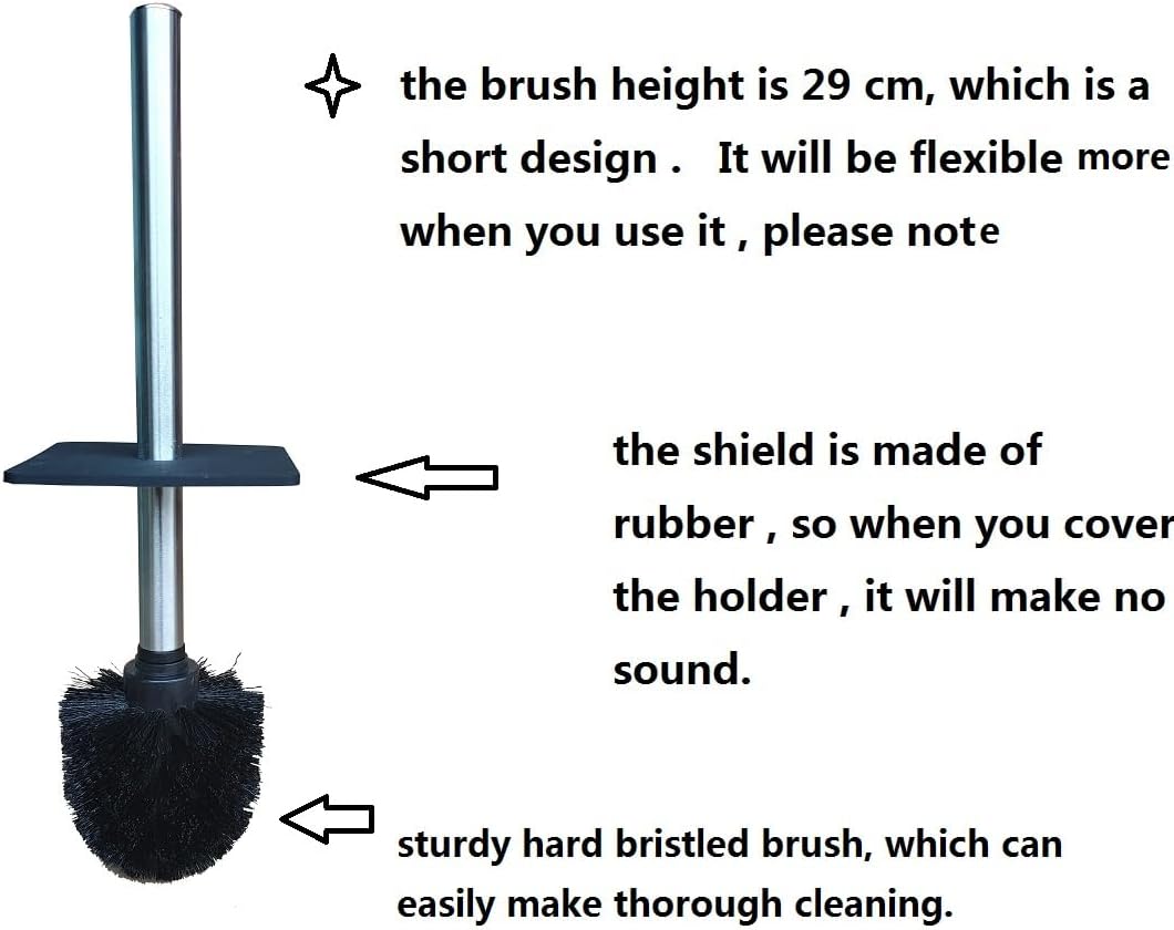 WENDIN Marble Resin Toilet Brush Holder Set