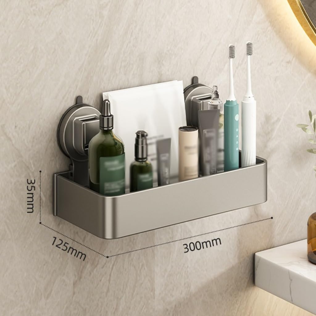 Shower Shelf Racks Suction Cup Waterproof Bathroom Storage Rack