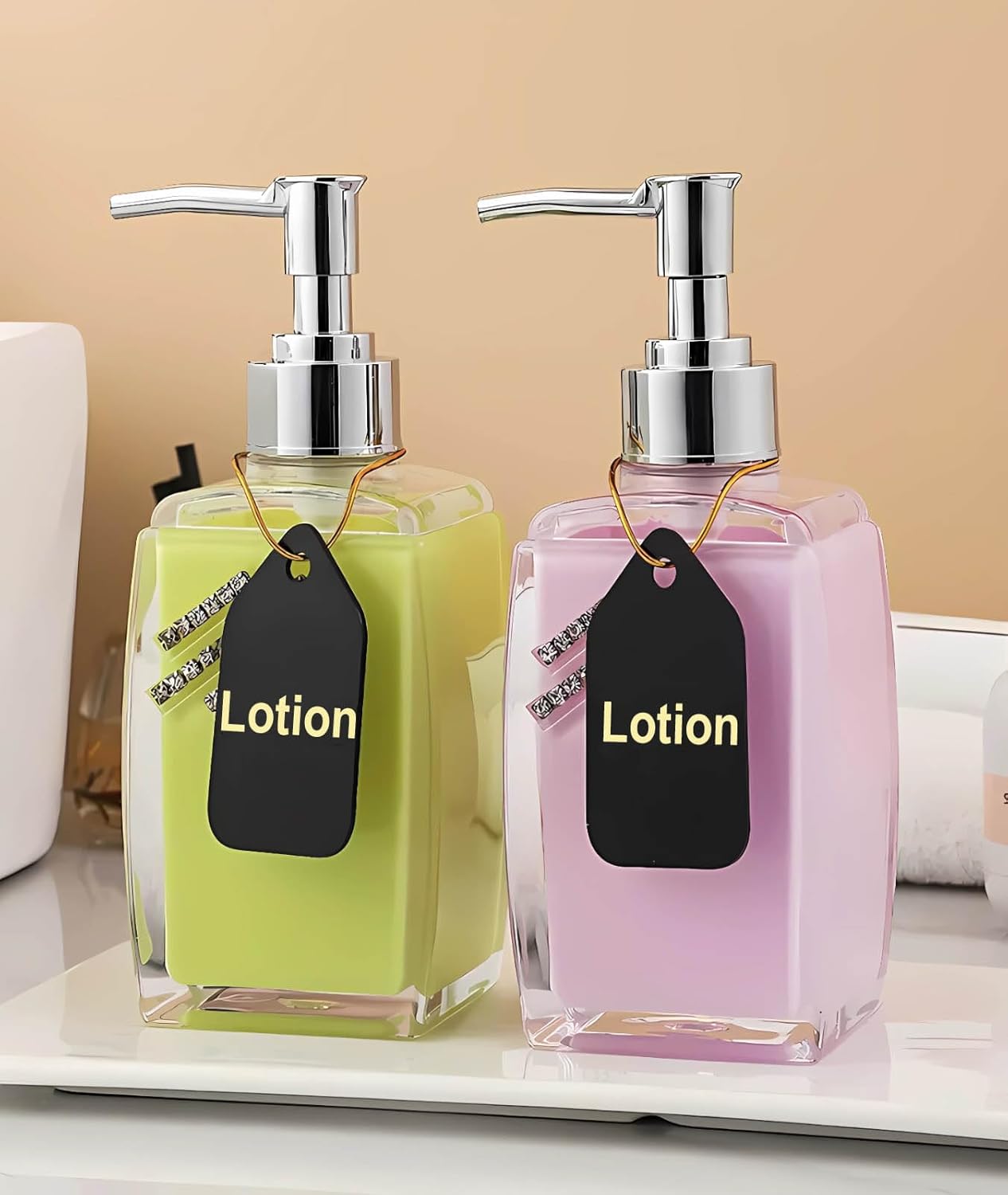 TUANYO Green Bathroom Accessories Set 5Pcs Modern