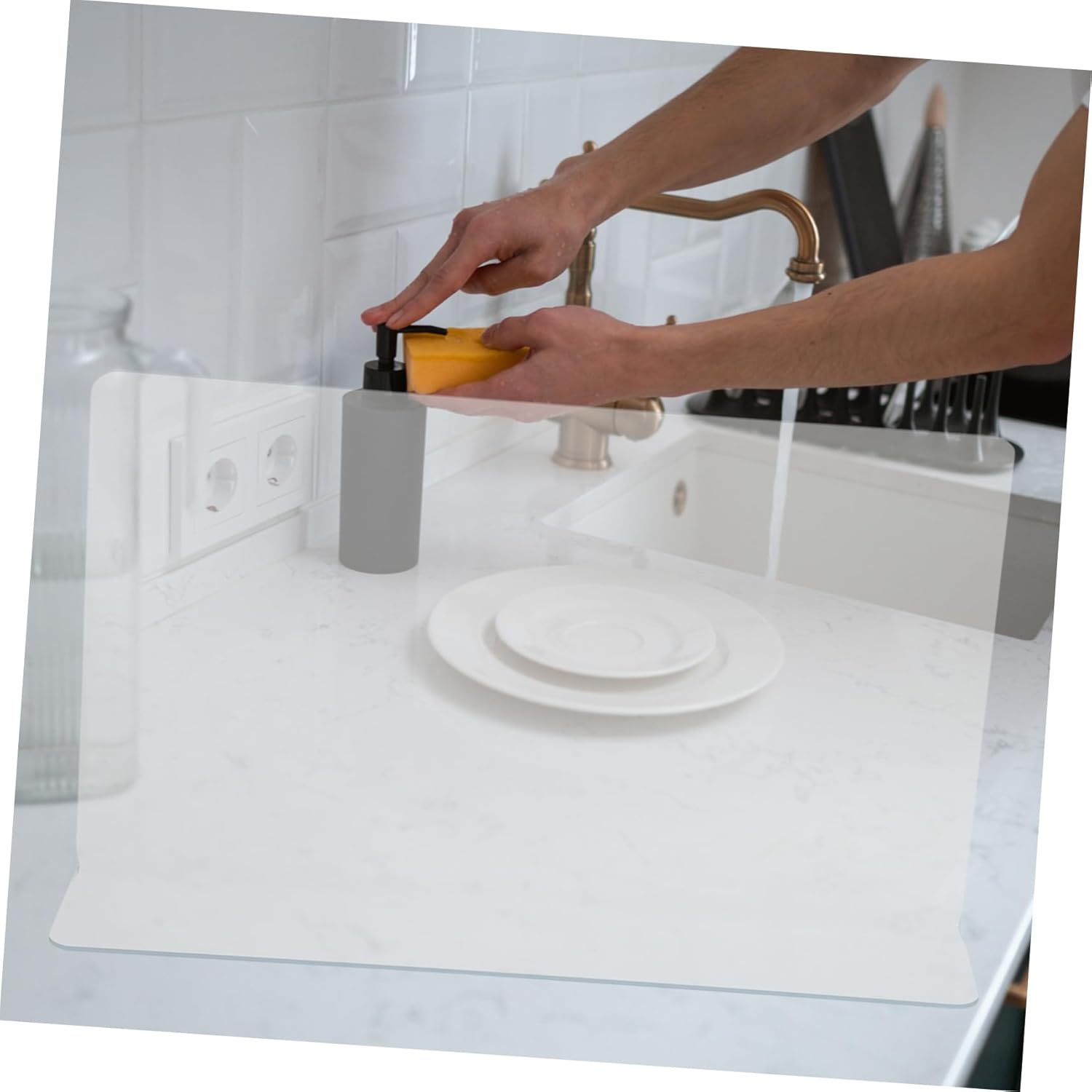 MAGICLULU Bathtub Splashing Guard for Bathroom and Kitchen