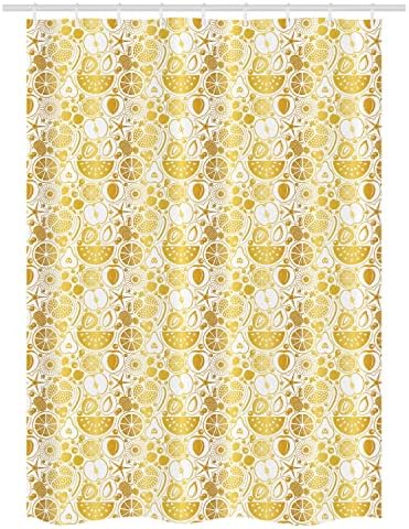 Ambesonne Fruit Stall Shower Curtain Set 54 x 78