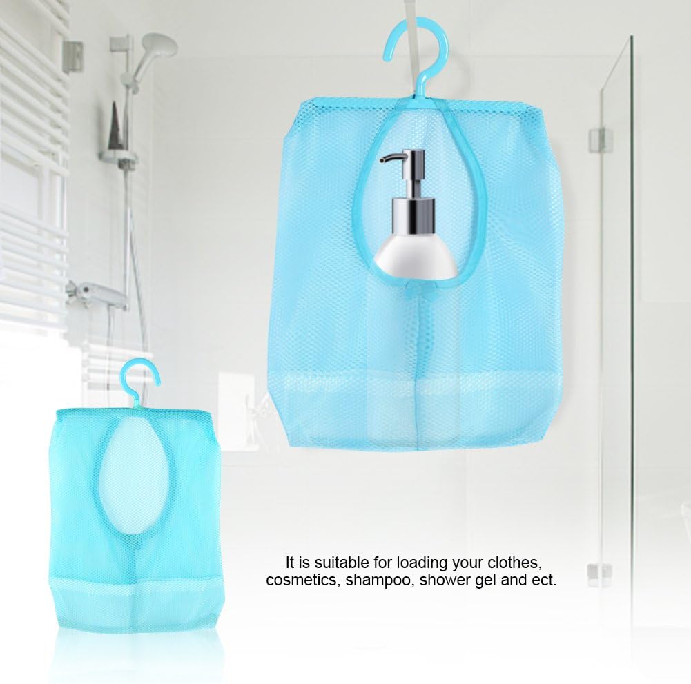Hanging Mesh Storage Bag for Clothes and Shampoo