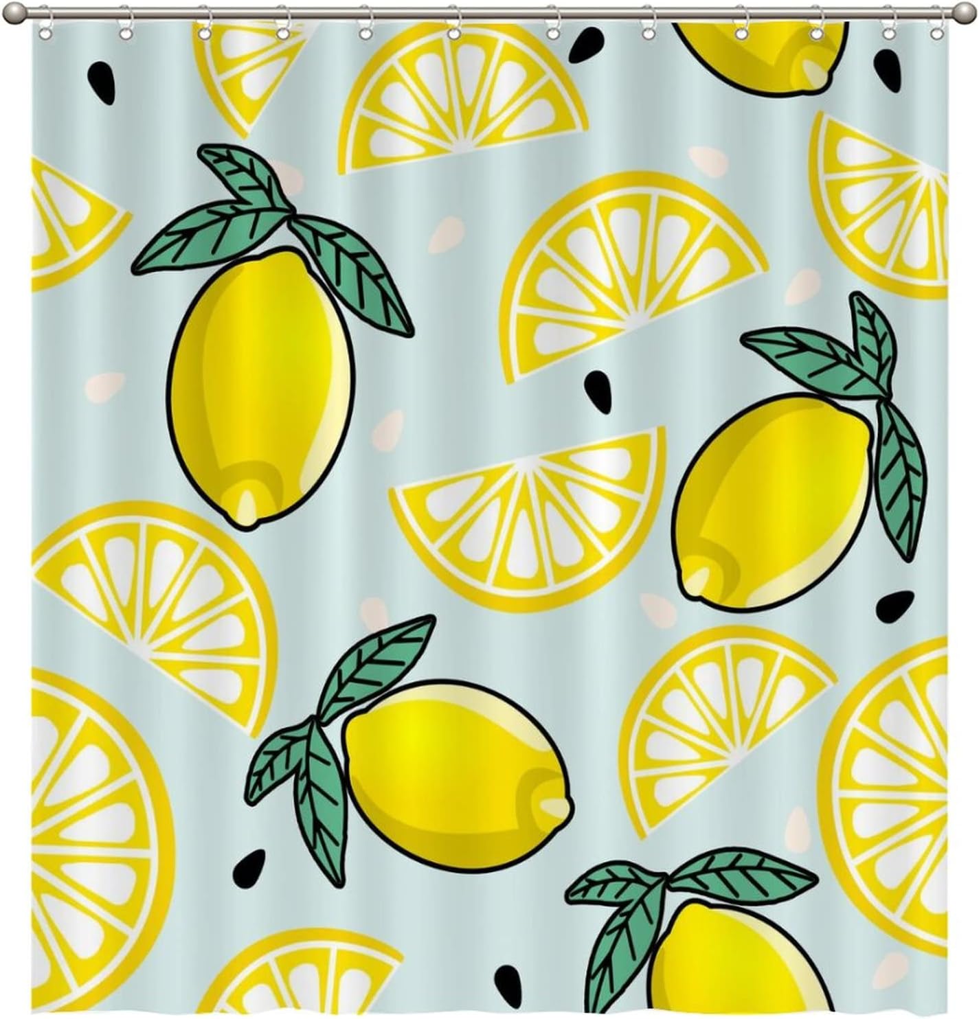 Funny Fruit Shower Curtain Liner Set 71 x 79
