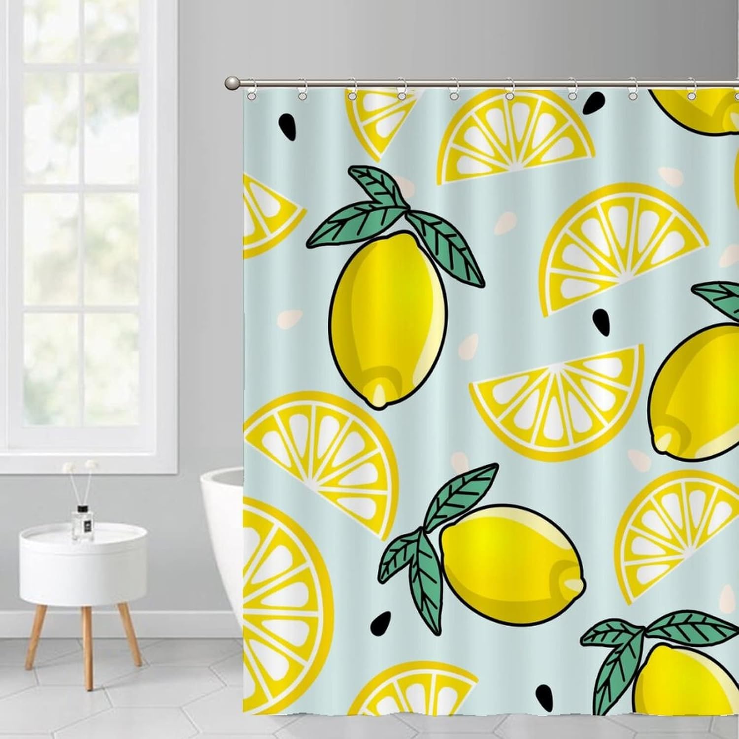 Funny Fruit Shower Curtain Liner Set 71 x 79