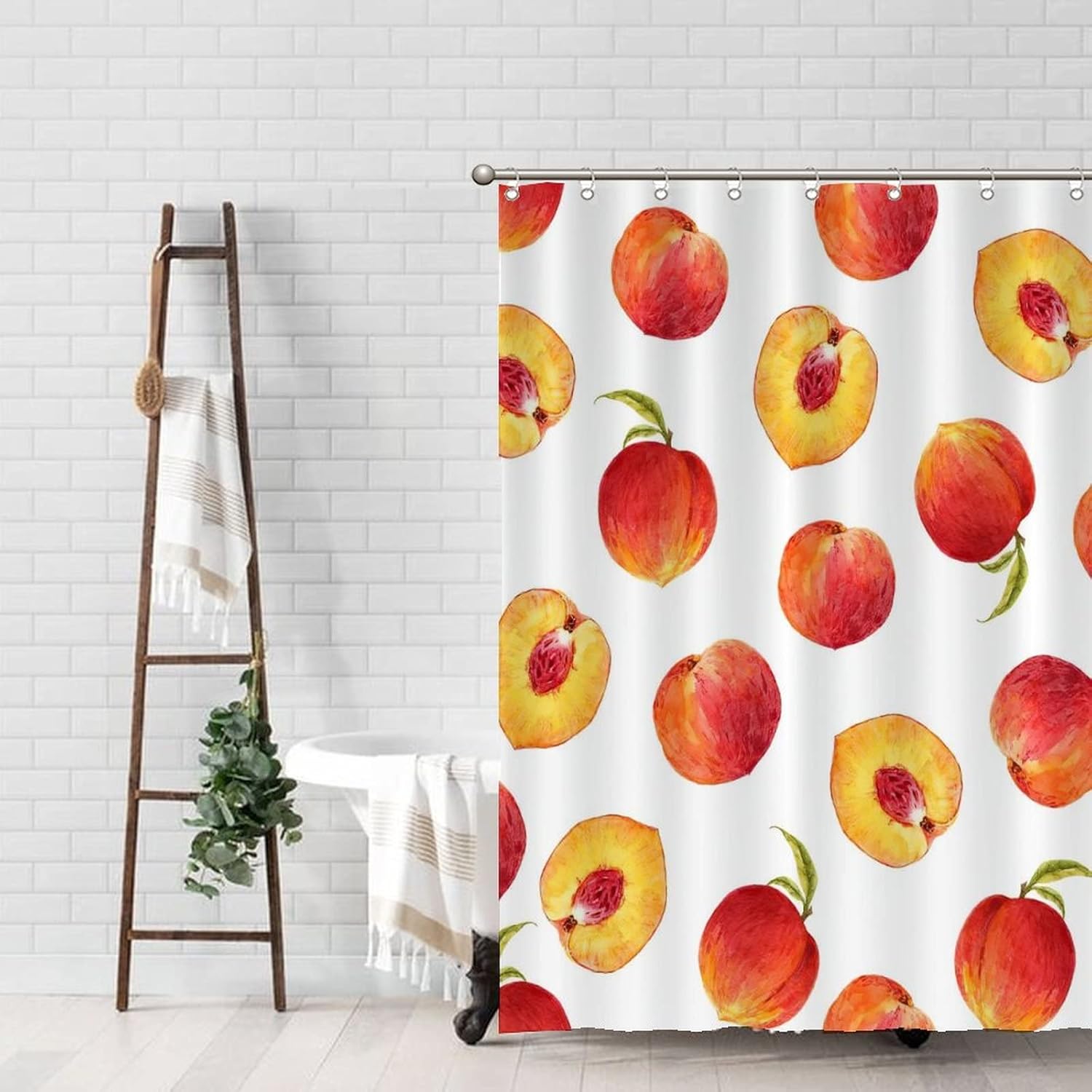 Funny Fruit Shower Curtain Liner Set 59 x 71