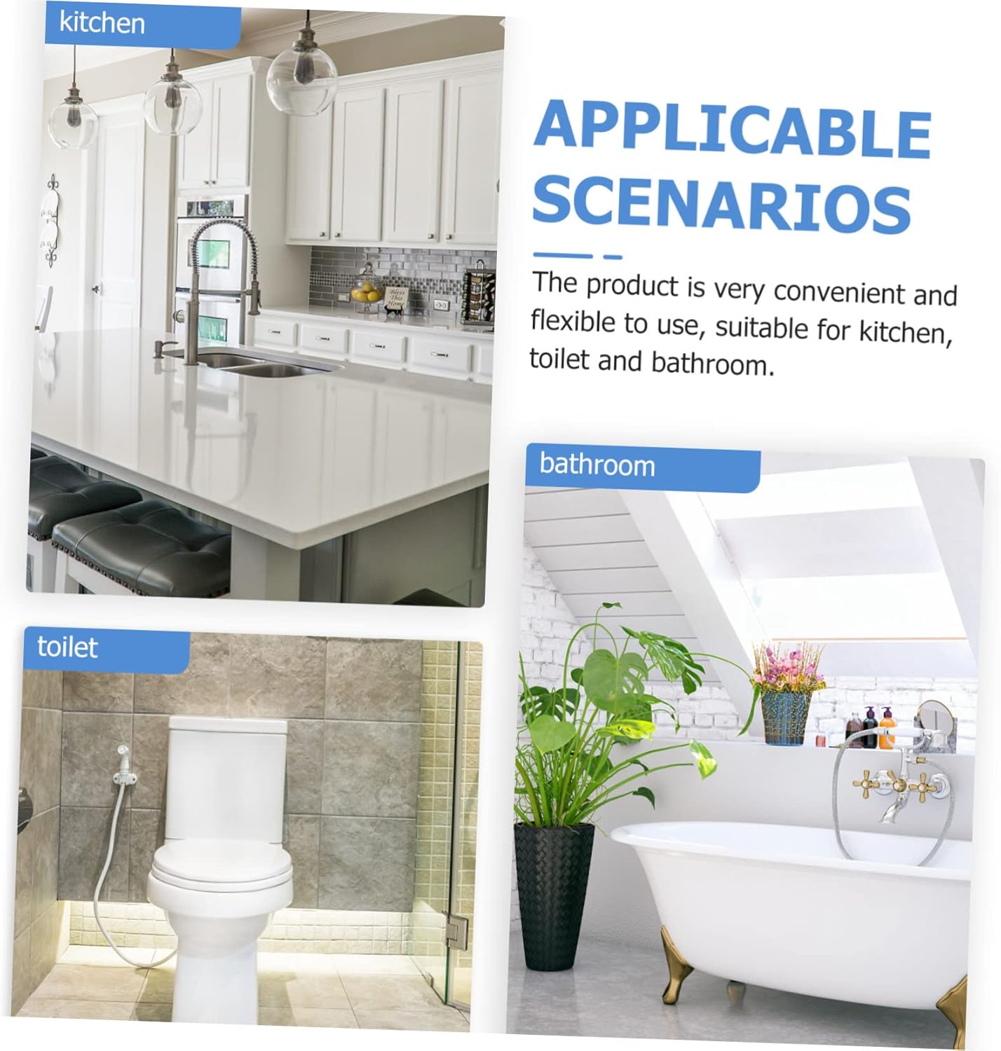 MAGICLULU Bathtub Splashing Guard for Bathroom and Kitchen