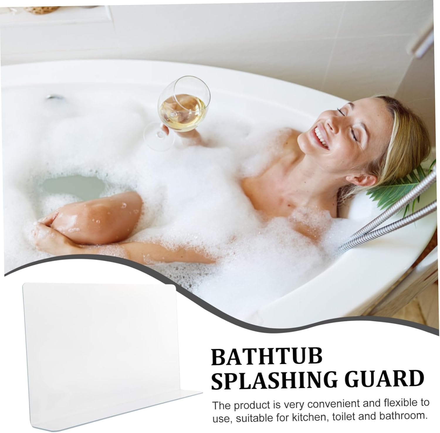 ULTECHNOVO Bathtub Splashing Guard for Kids