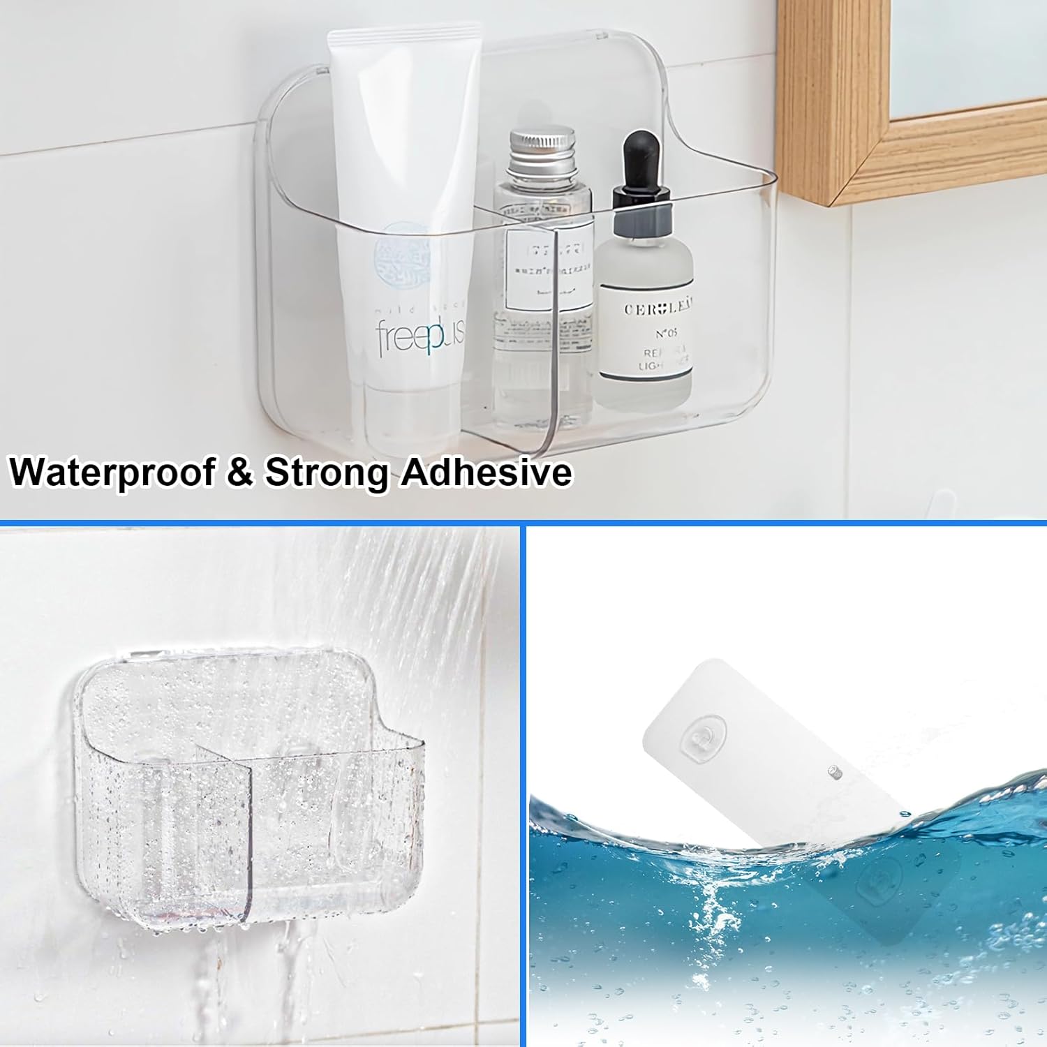 Diesisa 2 Pack Wall Mount Shower Caddy