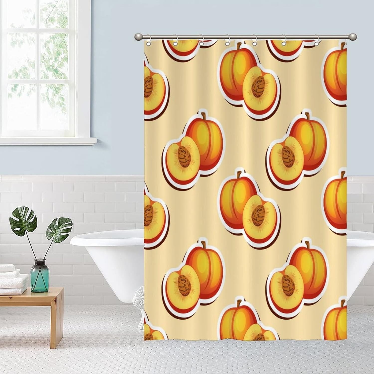 Funny Fruit Shower Curtain Liner Set 47 x 71