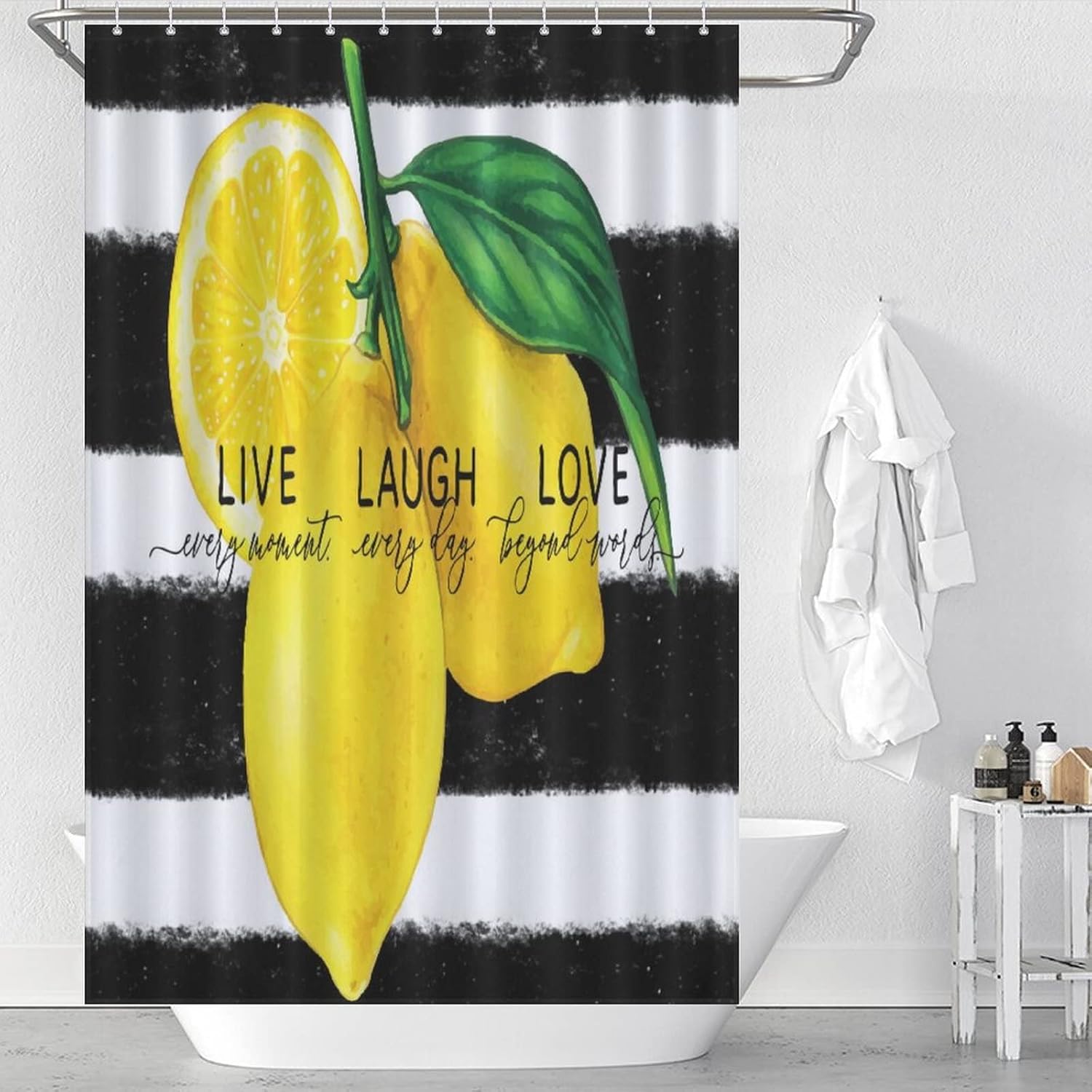 Sweet Natural Food Shower Curtain for 48x72 Inch Bathtub