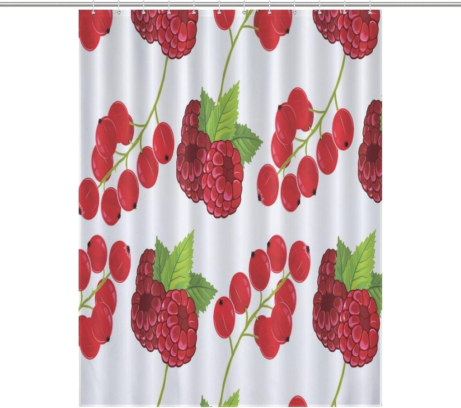 Sweet Natural Food Strawberry Shower Curtain 55x72 Inch