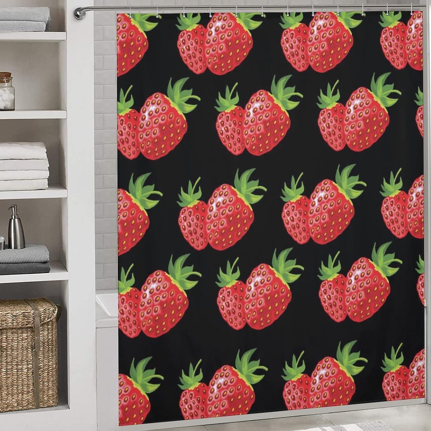 Sweet Natural Food Shower Curtain 72x72 Inch