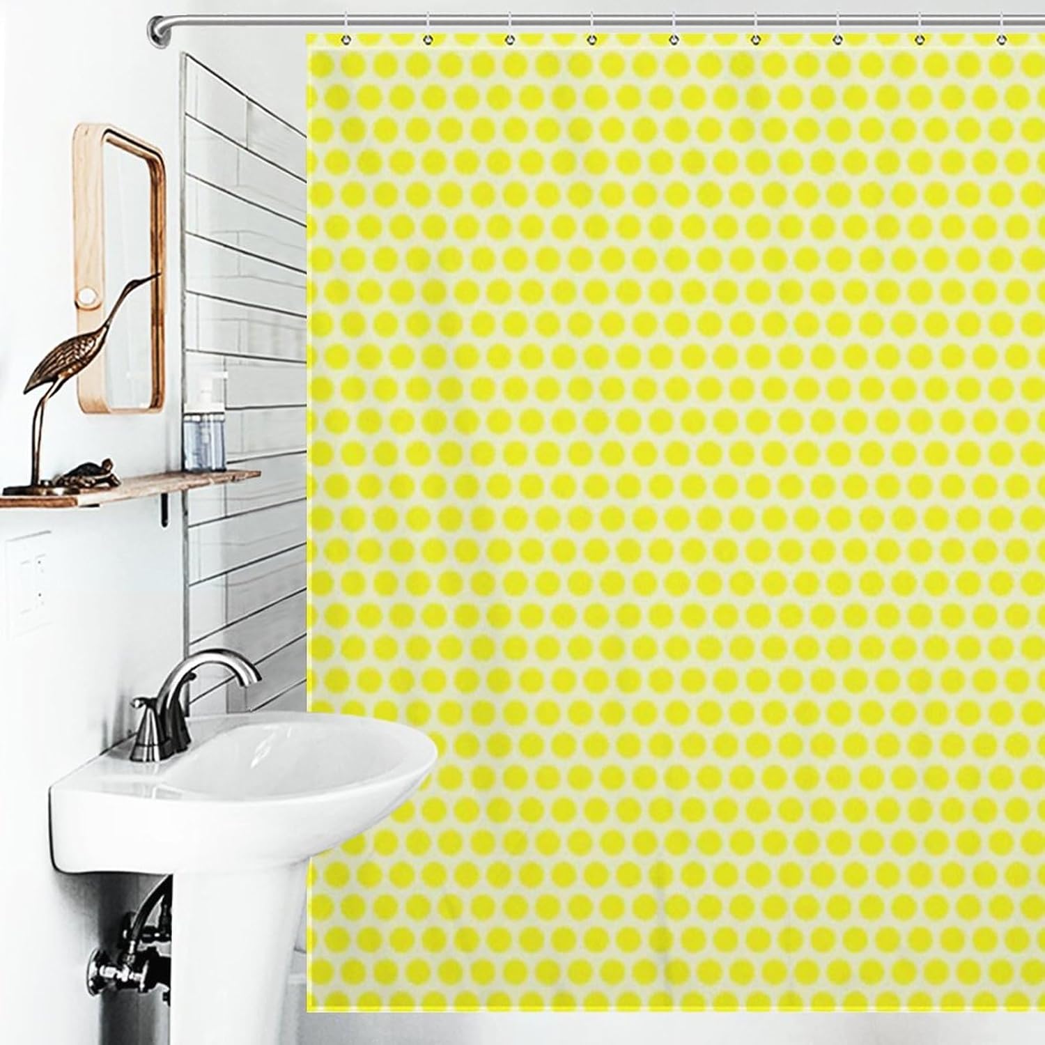 Nosarte Shower Curtain Set with 12 Hooks 72x72inch 1